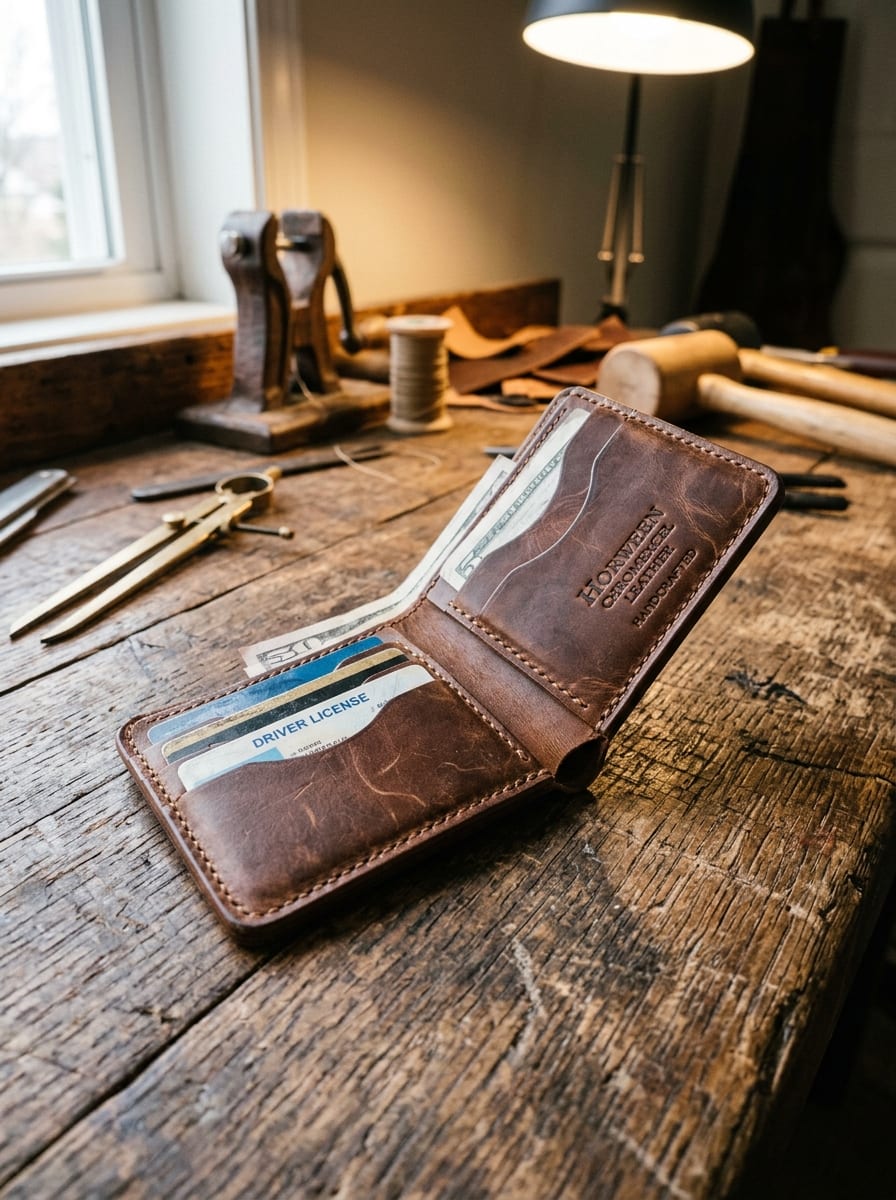 The Range Bifold Wallet Horween Leather