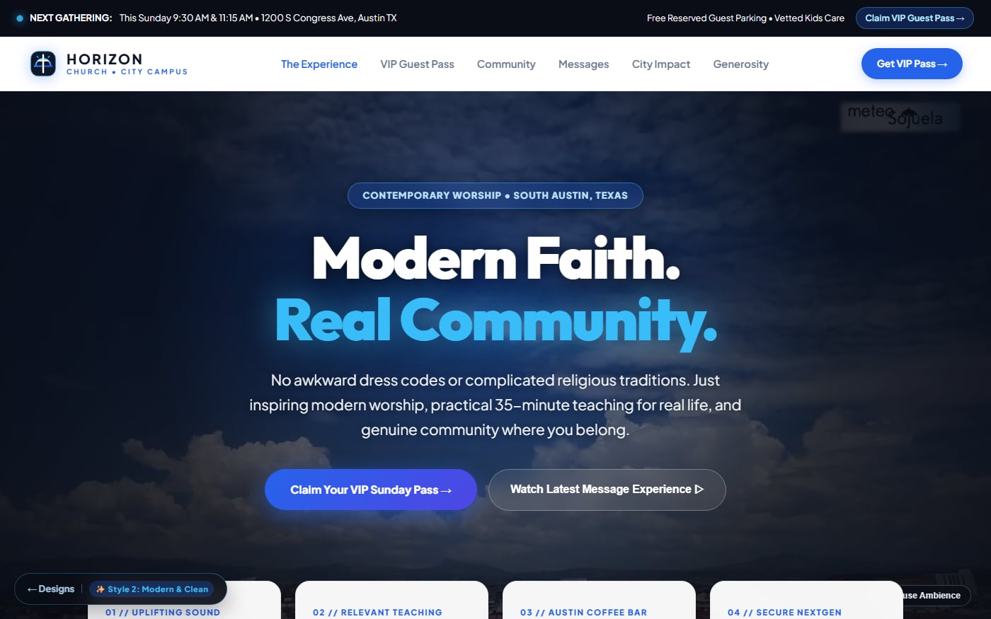 Horizon Modern Church Preview
